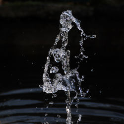 Close-up of water splashing fountain