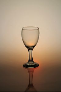 Close-up of water in glass against white background