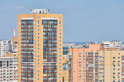 Residential buildings against sky