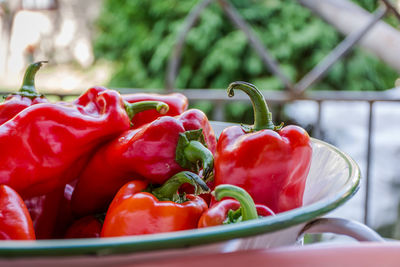 Close-up of red tomatoes