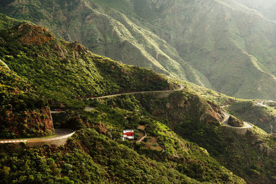 Scenic view of mountains