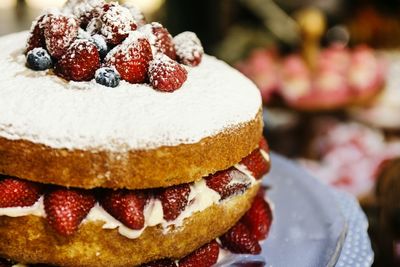 Close-up of cake