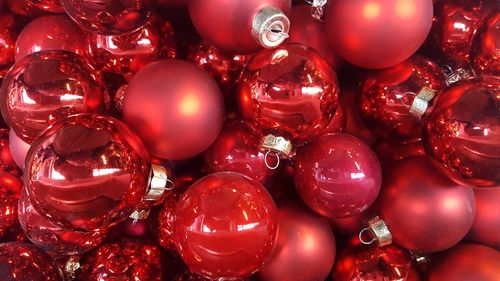 Full frame shot of christmas decoration