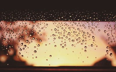 Illuminated lights at night