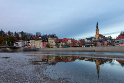 Cityscape bad tölz, bavaria, germany