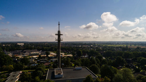 Scenic view of cityscape against sky