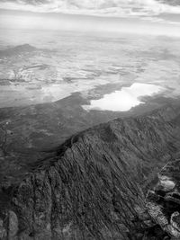 Scenic view of dramatic landscape