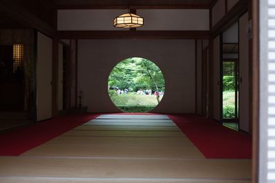 Corridor of building