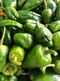 Full frame shot of fresh vegetables in market