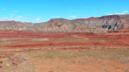 Rock formations in a desert