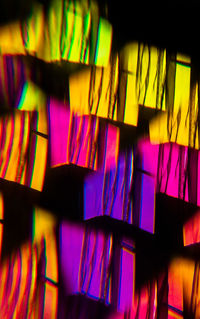 Close-up of multi colored lights