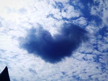 Low angle view of clouds in sky