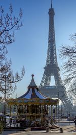 Amusement park against sky