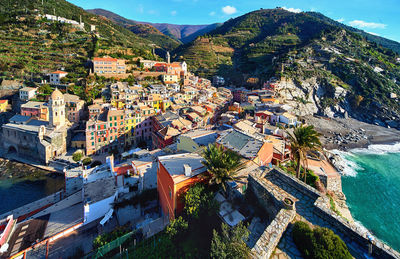 Aerial view of city