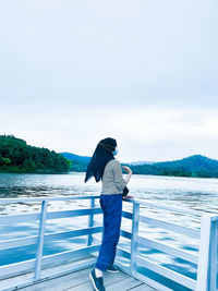 Lake view from the floating restaurant