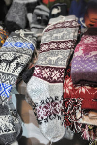 Close-up of messy for sale at market stall