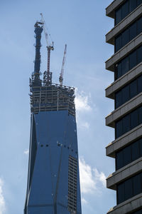 Low angle view of traditional building against sky