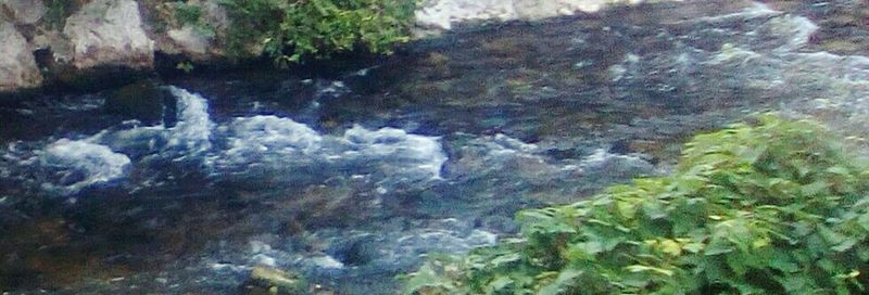 River flowing through rocks