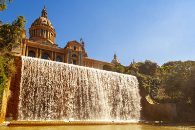 View of historical building against clear sky