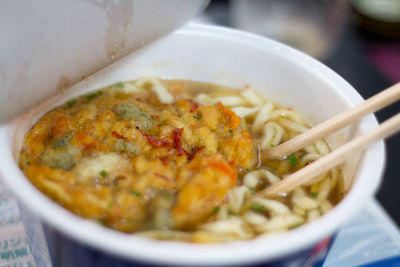 Close-up of food in bowl