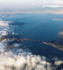 Aerial view of landscape