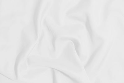 Full frame shot of white bed