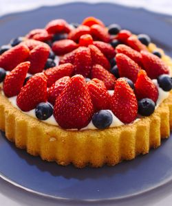 Close-up of dessert in plate