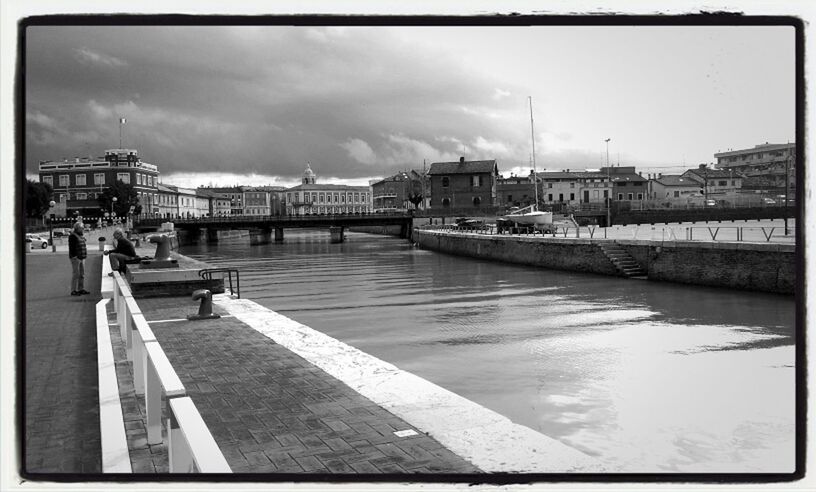 transfer print, architecture, water, built structure, building exterior, auto post production filter, transportation, sky, nautical vessel, river, bridge - man made structure, connection, mode of transport, city, moored, canal, waterfront, day, incidental people, harbor