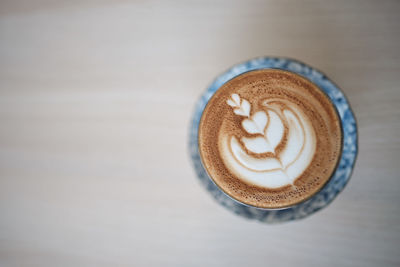 Close-up of coffee on table