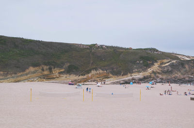 Group of people on beach