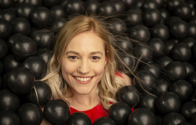 Portrait of a smiling young woman