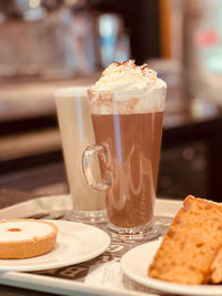 Close-up of drink on table