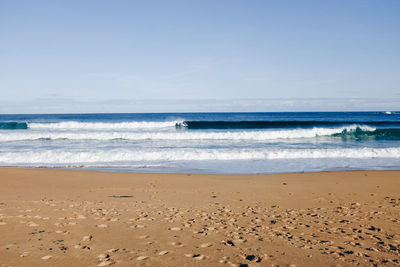 Scenic view of beach