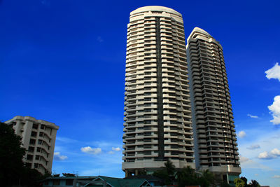 Low angle view of modern office building