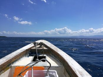 Scenic view of sea against sky in bali