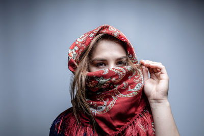 Portrait of a beautiful young woman