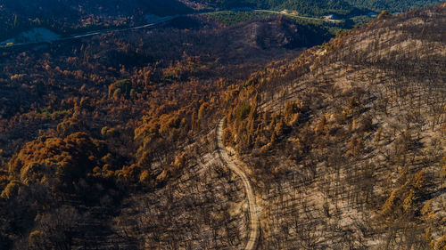 High angle view of landscape