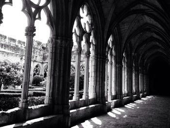Colonnade of bridge