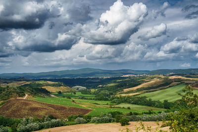 Scenic view of landscape against sky