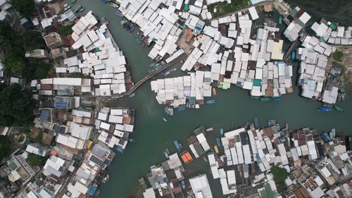 Full frame shot of buildings in city