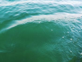 High angle view of sea