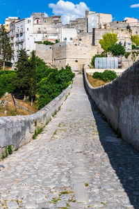 The stone tells. stone wonder. gravina in puglia. italy