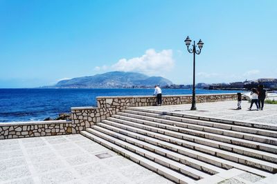 Scenic view of coastline