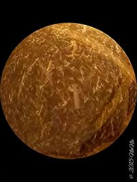 Close-up of moon over black background