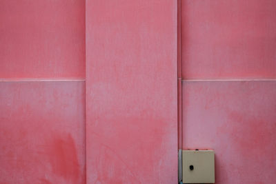 Full frame shot of pink door