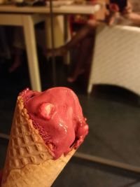 Close-up of ice cream
