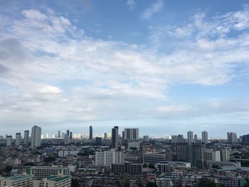 Cityscape against sky