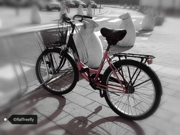 Bicycle on street
