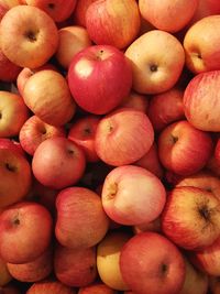 Full frame shot of fruits for sale in market