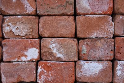 Full frame shot of brick wall